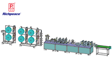 富怡全自动鸭嘴型口罩生产线