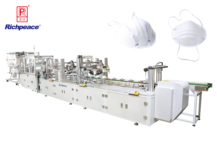 富怡全自动罩杯口罩生产线（钉头带）
