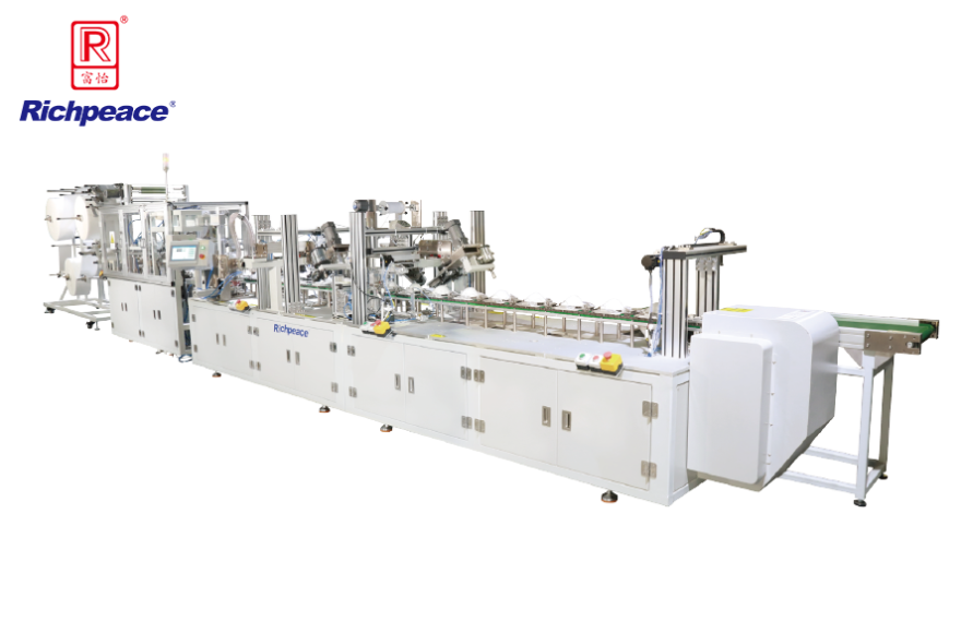 富怡全自动罩杯口罩生产线（钉头带）